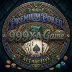 App icon for 999XA Game featuring playing cards, poker chips, Pakistani Rupee currency, and a golden crown logo