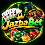 JazbaBet Game feature image with mobile gaming, cards, chips and casino design