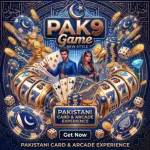 PAK9 Game feature image with mobile gaming, cards, chips and modern gaming design